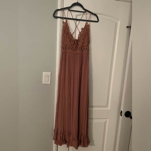 ❤️FP One Adella Maxi Slip Dress, in Rose - Picture 3 of 4